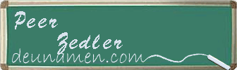 Peer Zedler Visitenkarte